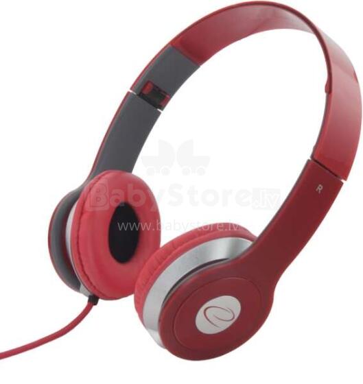 ESPERANZA STEREO AUDIO HEADPHONES TECHNO RED