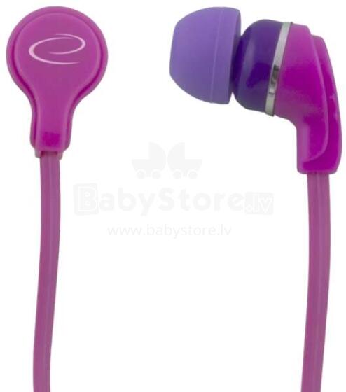 ESPERANZA STEREO EARPHONES NEON PINK