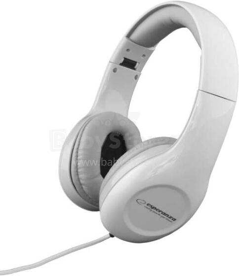 ESPERANZA STEREO AUDIO HEADPHONES SOUL WHITE