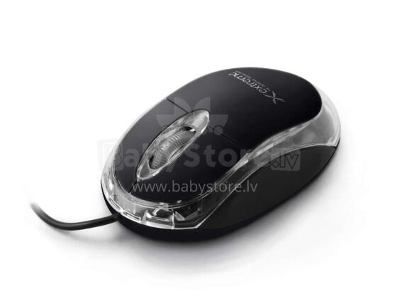 EXTREME CAMILLE 3D WIRED OPTICAL MOUSE USB BLACK