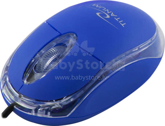 TITANUM RAPTOR 3D WIRED OPTICAL MOUSE USB BLUE