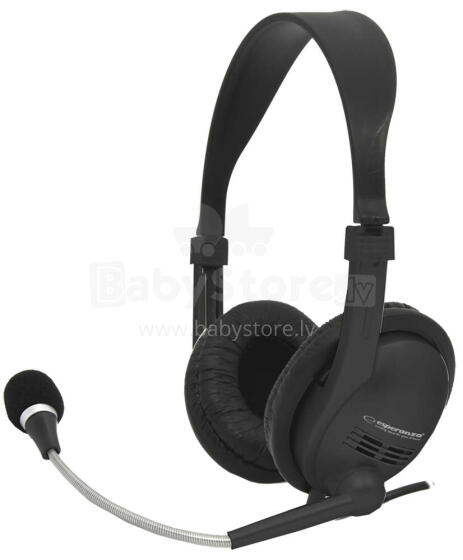 ESPERANZA STEREO HEADPHONES WITH MICROPHONE PRESTO