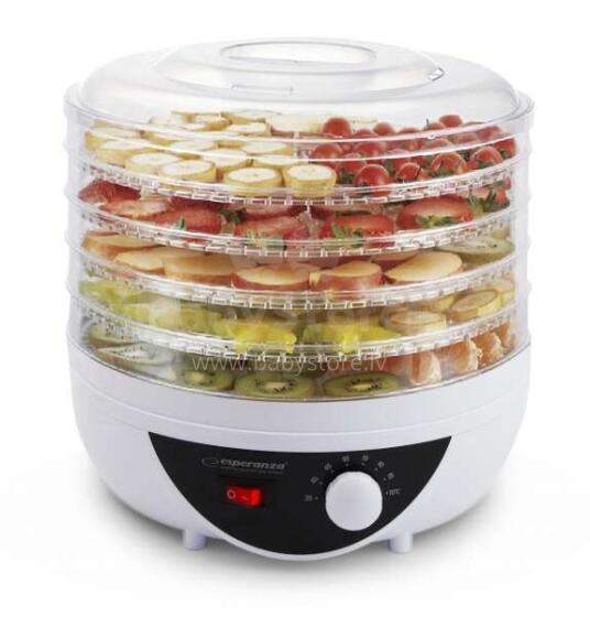 ESPERANZA FOOD DEHYDRATOR FOR MUSHROOMS, FRUITS, VEGETABLES, HERBS AND FLOWERS CHANTERELLES