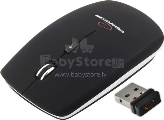 ESPERANZA WIRELESS 2.4GHZ OPTICAL MOUSE 4D USB SATURN BLACK