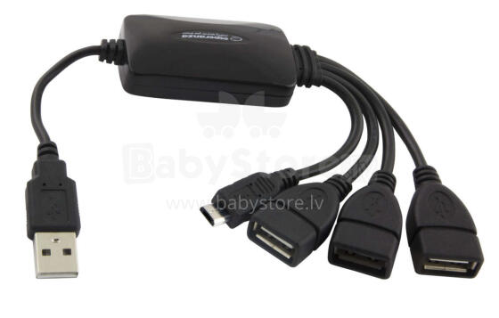 ESPERANZA USB 2.0 HUB 3 USB PORTS + 1 MICRO USB