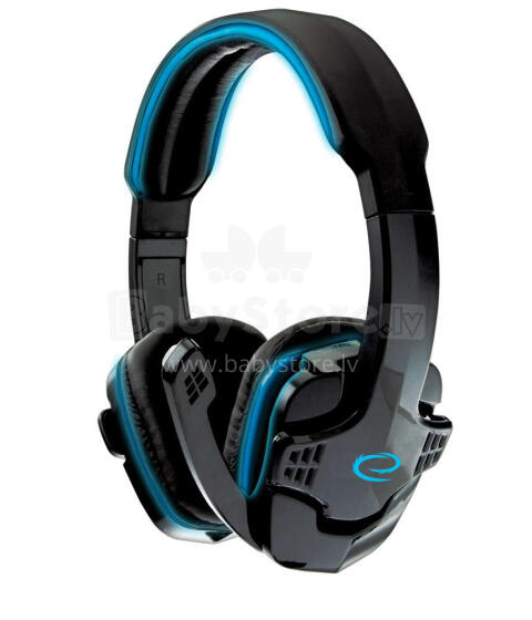 ESPERANZA STEREO HEADPHONES WITH MICROPHONE FOR GAMERS RAVEN BLUE