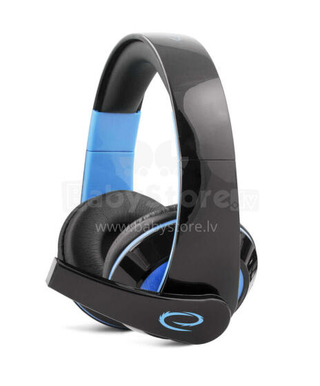 ESPERANZA STEREO HEADPHONES WITH MICROPHONE FOR GAMERS CONDOR BLUE