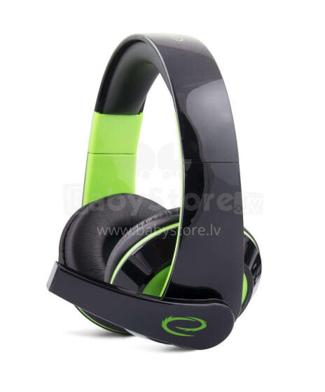 ESPERANZA STEREO HEADPHONES WITH MICROPHONE FOR GAMERS CONDOR GREEN