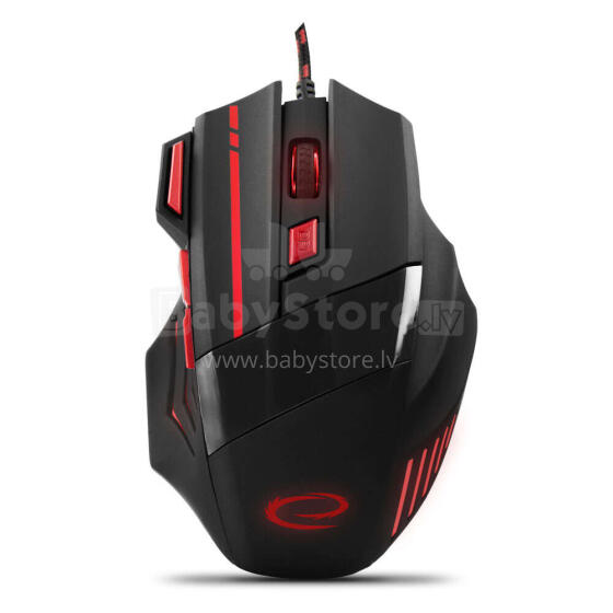 ESPERANZA WIRED MOUSE FOR GAMERS 7D OPT. USB MX201 WOLF RED