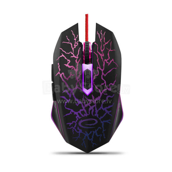 ESPERANZA WIRED MOUSE FOR GAMERS 6D OPT. USB MX211 LIGHTNING
