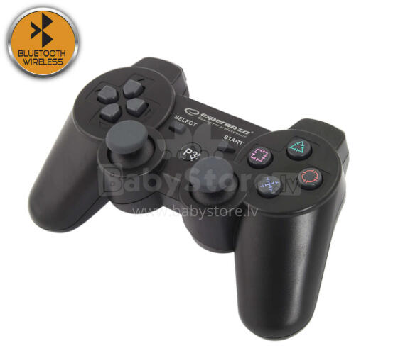 ESPERANZA WIRELESS GAMEPAD BT PS3 MARINE BLACK