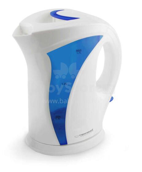 ESPERANZA ELECTRIC KETTLE IGUAZU 1.7 L WHITE/BLUE