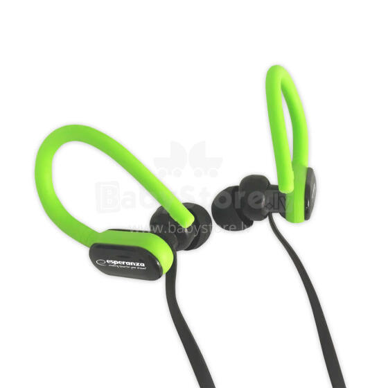 ESPERANZA EARPHONES WITH MICROPHONE EH197KG BLACK/GREEN