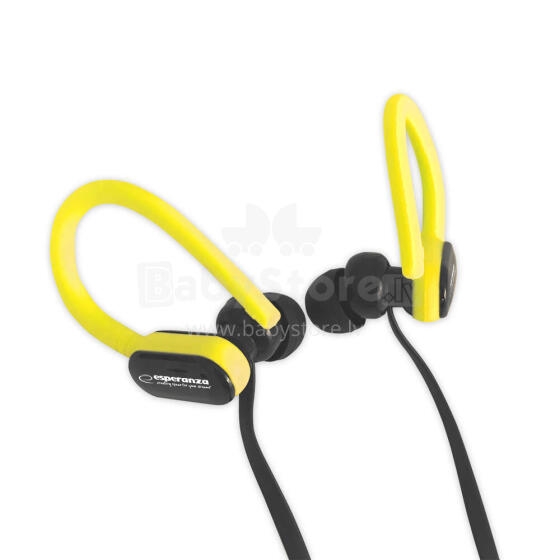 ESPERANZA EARPHONES WITH MICROPHONE EH197KY BLACK/YELLOW