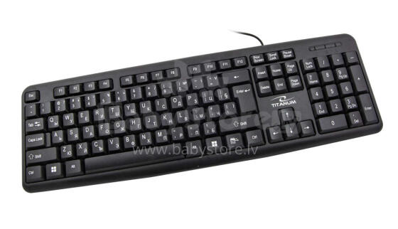 TITANUM WIRED STANDARD USB KEYBOARD BG