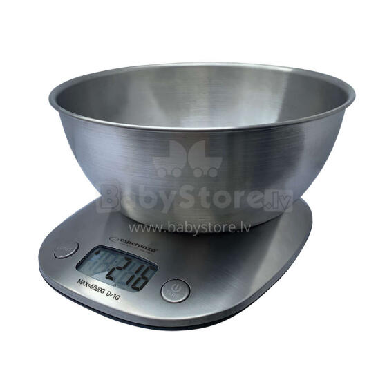 ESPERANZA KITCHEN SCALE WITH BOWL  LYCHEE