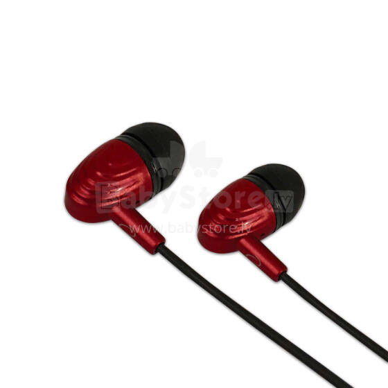 ESPERANZA EARPHONES WITH MICROPHONE EH193 BLACK-RED