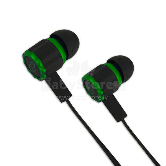 ESPERANZA GAMING STEREO EARPHONES WITH MICROPHONE VIPER BLACK-GREEN