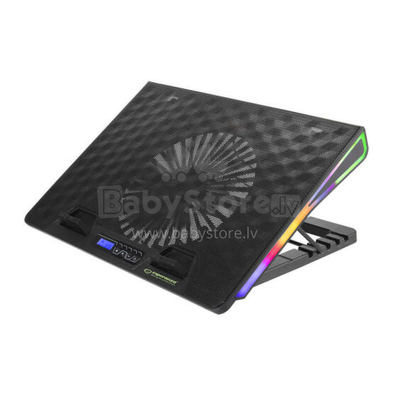 ESPERANZA RGB ILLUMINATED GAMING NOTEBOOK COOLING PAD ALIZE