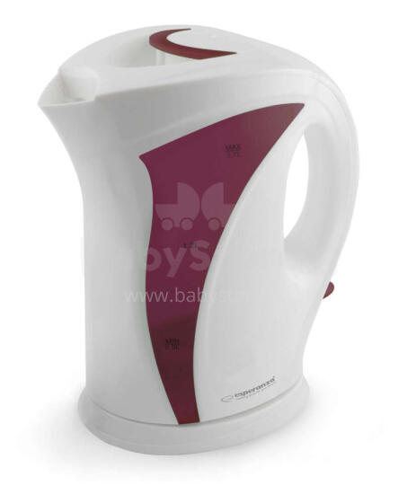 ESPERANZA ELECTRIC KETTLE IGUAZU 1.7 L WHITE/RED