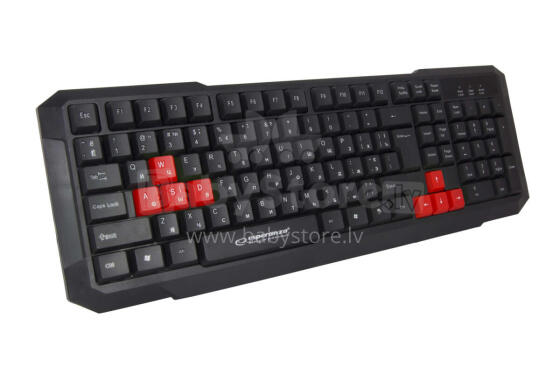 ESPERANZA USB GAMING KEYBOARD ASPIS RED UKRAINIAN LAYOUT