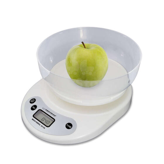 ESPERANZA KITCHEN SCALE WITH BOWL COCONUT