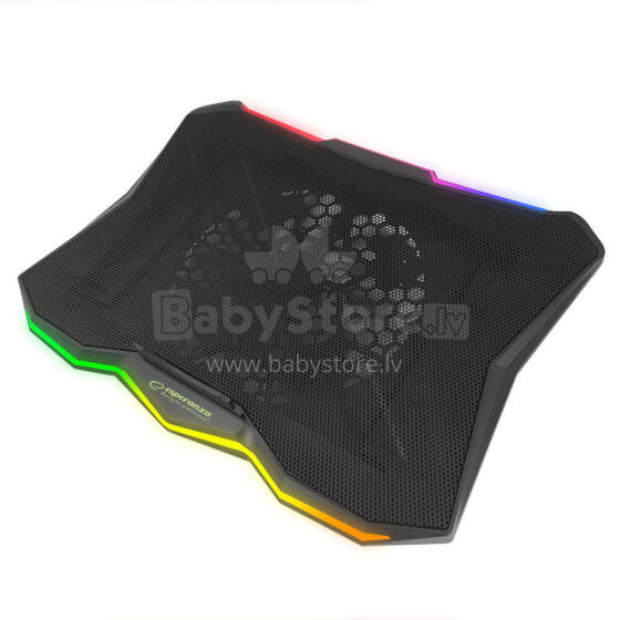 ESPERANZA RGB ILLUMINATED GAMING NOTEBOOK COOLING PAD XALOK