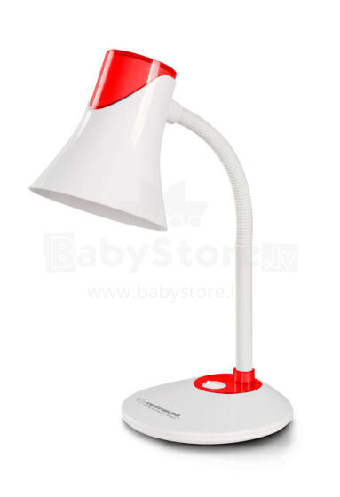 ESPERANZA DESK LAMP E27 POLARIS RED