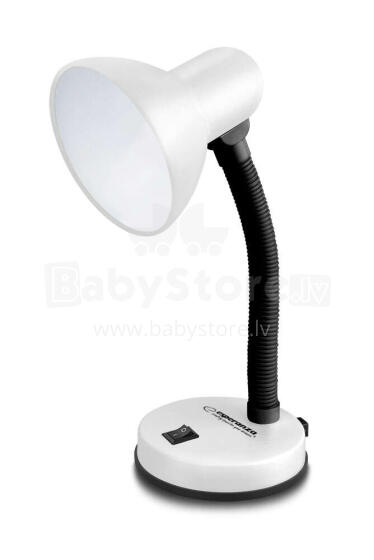 ESPERANZA DESK LAMP E27 VEGA WHITE