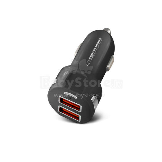 ESPERANZA CAR QUICK POWER CHARGER 36W 2x USB-A 18W