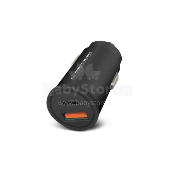 ESPERANZA CAR QUICK POWER CHARGER 20W USB-C PD 20W / USB-A QC 3.0 18W