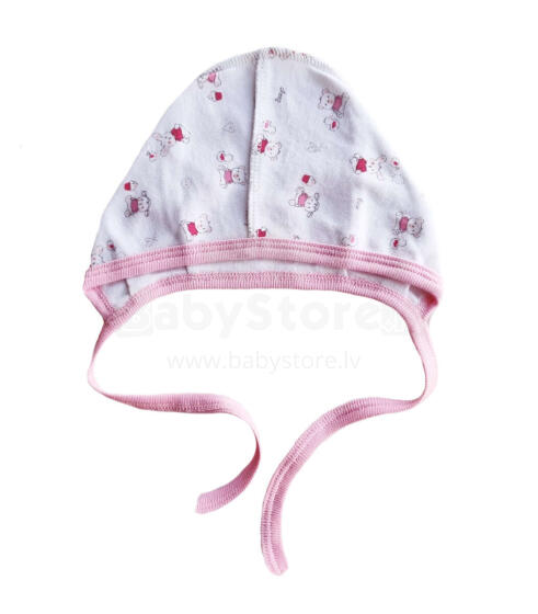 Galatex Baby Cap Art.181463 Kitty Шапочка для новорождённых 100% хлопок