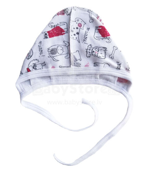 Galatex Baby Cap Art.181471 Cat Baby 100% medvilninė kepurė Katės