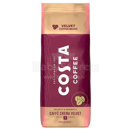 Costa Coffee Crema Velvet kafijas pupiņas 1 kg