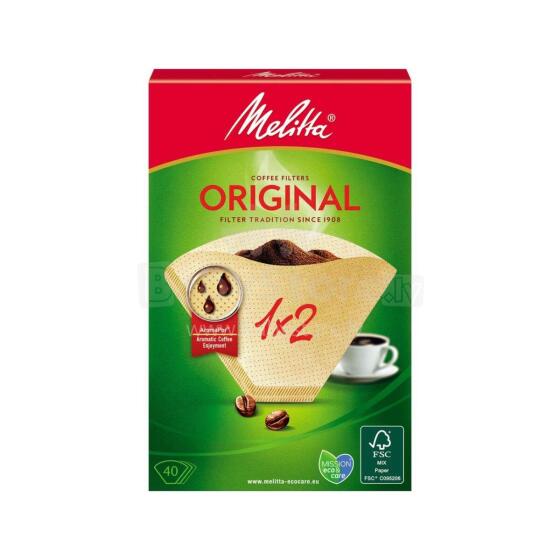 MELITTA 1X2/40  coffee filters