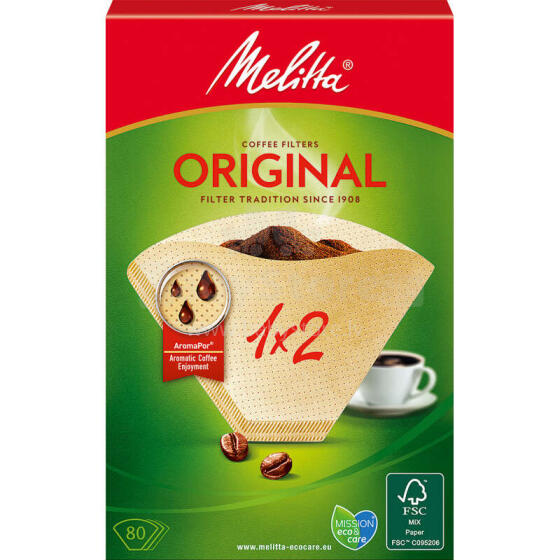 MELITTA 1X2/80  coffee filters