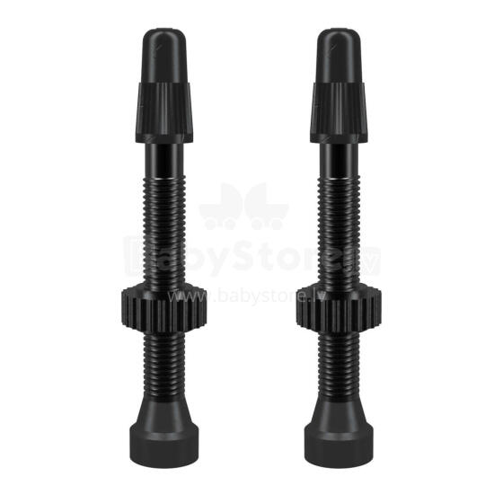 WTB TCS AL Black Presta Tubeless Valve Stems 46mm 2 pcs