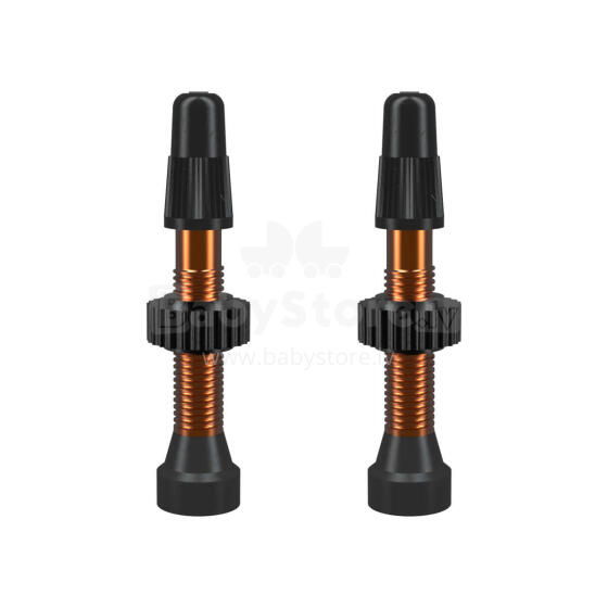 WTB TCS AL Orange Presta Tubeless Valve Stems 34mm 2pcs