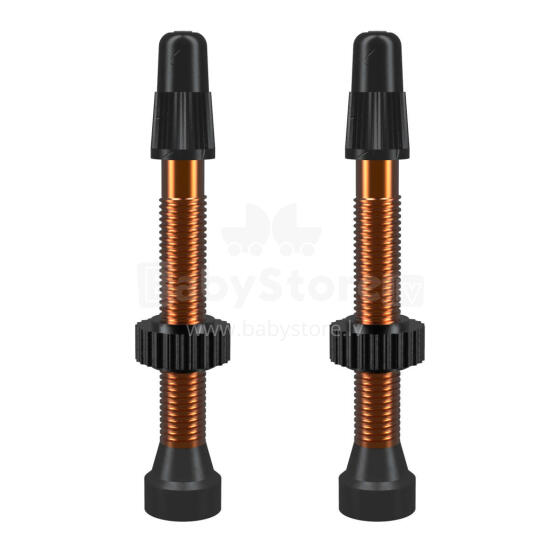 WTB TCS AL Orange Presta Tubeless Valve Stems 46mm 2 pcs