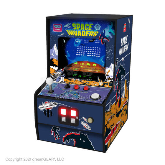 My Arcade MICRO PLAYER 6.75&quot; SPACE INVADERS COLLECTIBLE RETRO (PREMIUM EDITION)