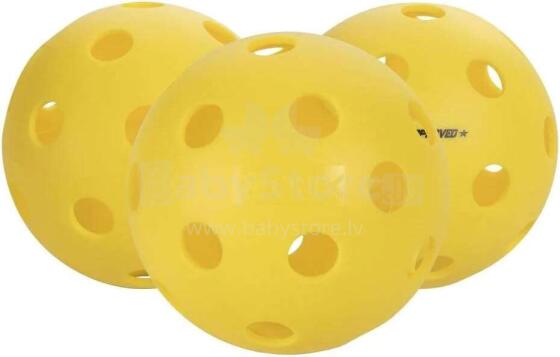 Onix Fuse Indoor Pickleballs 3pack, Yellow