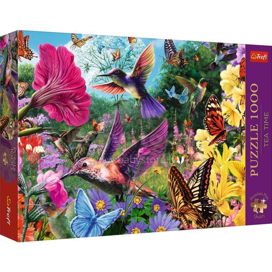 TREFL Premium Plus Puzzle Hummingbird Garden, 1000 pcs