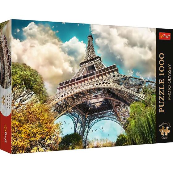 TREFL Premium Plus Пазл Eiffel Tower in Paris, 1000 шт.