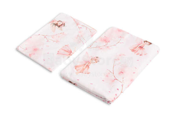 2 PIECE BEDDING FAIRIES PINK 100X135 CM