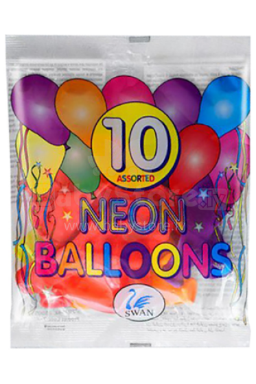 Toi Toys Neon Balloons Art.31-000012 Воздушные шары 10 шт.