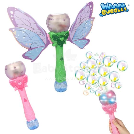 Bubble Fairy  Art.20-678 Burbuļu pistole un 2x50ml burbuļi.