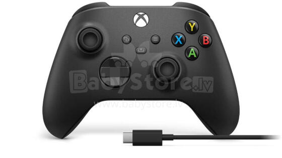 Microsoft XBOX Series Wireless Controller + USB-C Cable Carbon Black