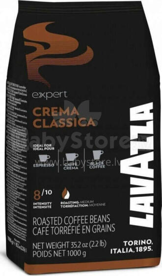 Kafijas pupiņas Lavazza Classic Cream 1 kg