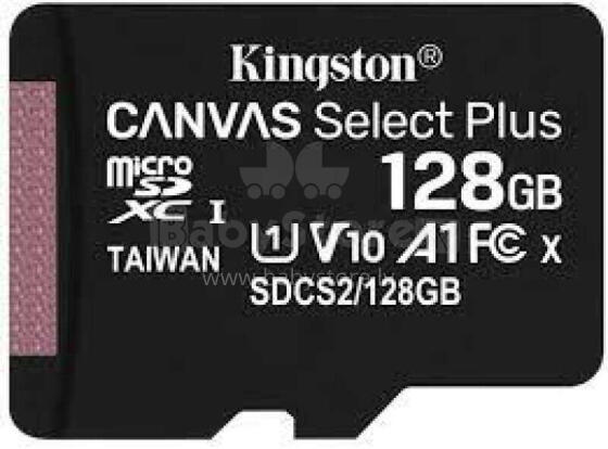 MEMORY MICRO SDXC 128GB UHS-I/W/ADAPTER SDCS2/128GB KINGSTON