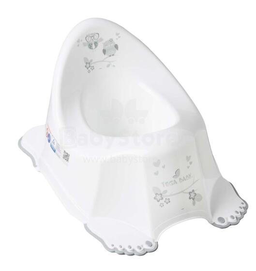 Tega Baby Musical Potty Owl Art.PO-047 White Bērnu  pods/podiņš muzikālais